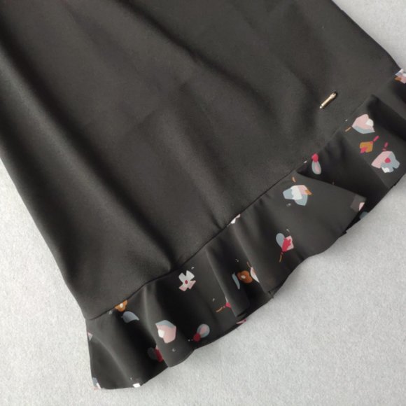 Ted Baker Zolba Floral Back Dress Black - Picture 6 of 8